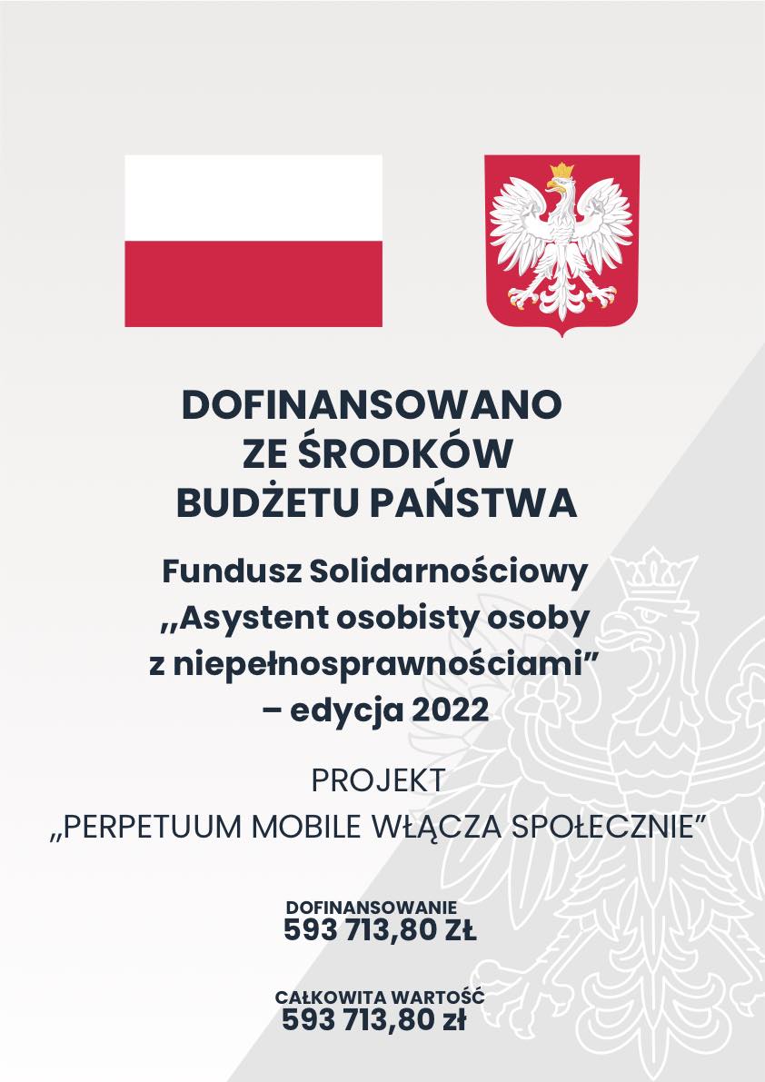 ASYSTENT OSOBISTY OSOBY Z NIEPEŁNOSPRAWNOŚCIAMI − EDYCJA 2022