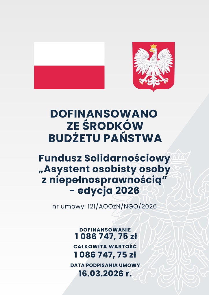 Asystent osobisty osoby z niepełnosprawnością - edycja 2026